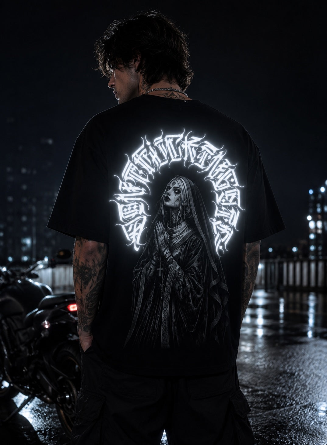 DONT FUCKING DIE REFLECTIVE TEE