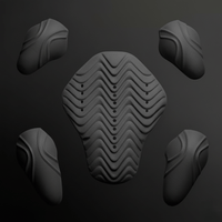CE Level 2 Armor — Back + Elbow Plates