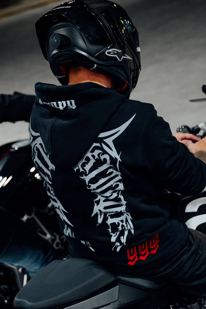 Dont Fucking Die Kevlar Hoodie - Full Throttle Therapy